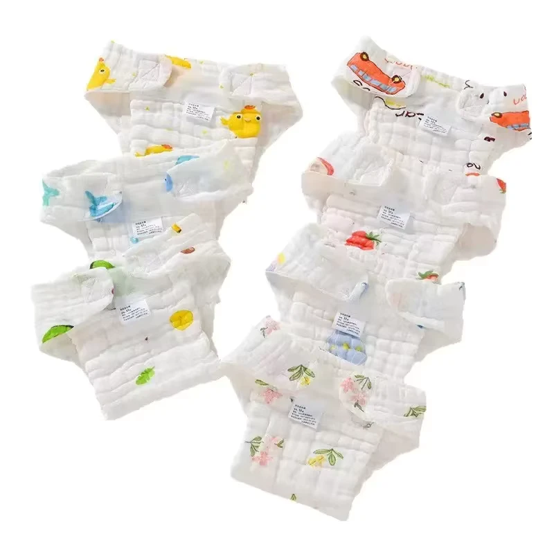12-Layers-Cotton-Muslin-Soft-Bubble-Gauze-Absorbent-Baby-Reusable-Cloth-Diapers-Newborn-Breathable-Washable-Nappy 12 Layers Cotton Muslin Soft Bubble Gauze Absorbent Baby Reusable Cloth Diapers Newborn Breathable Washable Nappy
