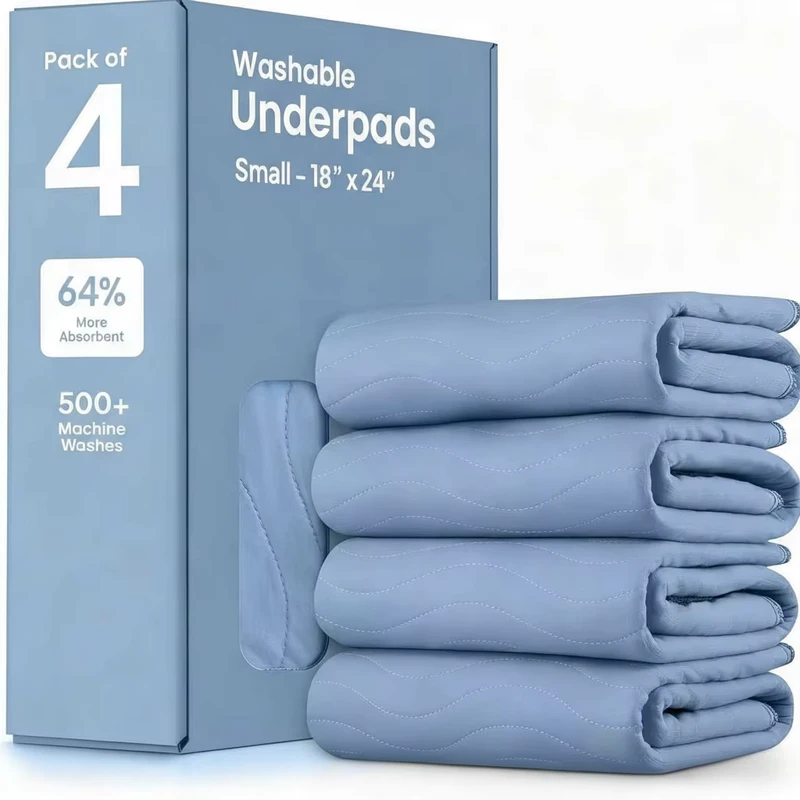 Absorbent-Breathable-Leak-Proof-Adult-Incontinence-Underpad-Soft-Bed-Protector-Washable Absorbent Breathable Leak Proof Adult Incontinence Underpad Soft Bed Protector Washable