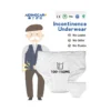 Adult Incontinence Pants Breathable Super Absorbent Odor Control 100% Cotton Elastic Waistband Severe Health Care Knitted 1 Adult Incontinence Pants Breathable Super Absorbent Odor Control 100 Cotton Elastic Waistband Severe Health Care Knitted