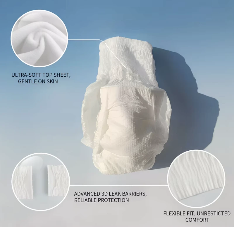 Adult-Pull-Up-Diapers-Pants-Adult-Diapers-for-Elderly-Incontinence-Large-Size-Adult-Pant-Diapers-Absorbent-Clean-Comfortable Adult Pull Up Diapers Pants Adult Diapers for Elderly Incontinence Large Size Adult Pant Diapers Absorbent Clean Comfortable