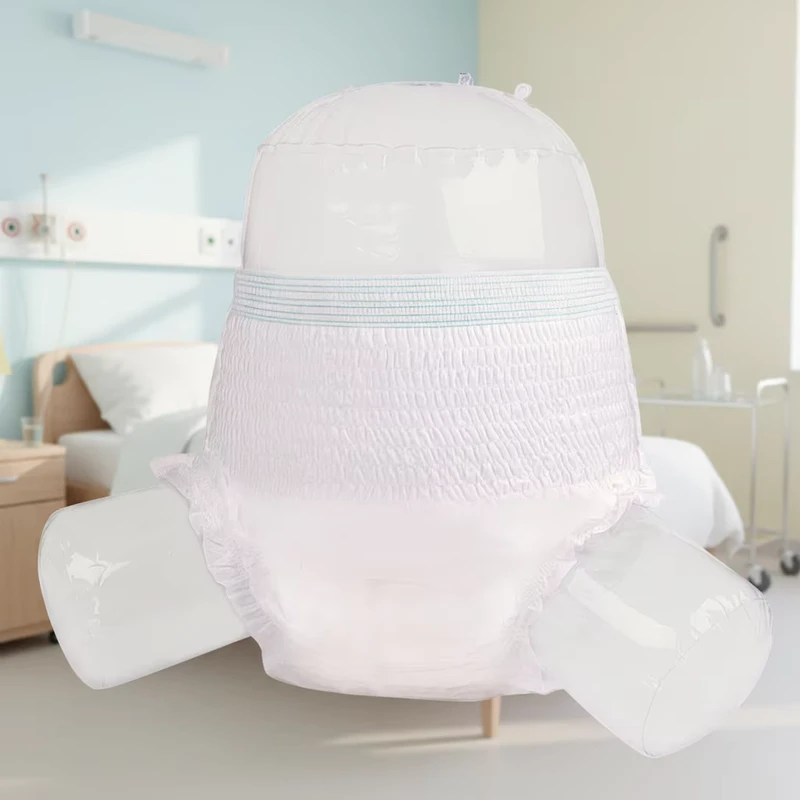 Adult-Pull-up-Diapers-with-Elastic-Waistband-Premium-Absorbency-Incontinence-Underwear Adult Pull up Diapers with Elastic Waistband Premium Absorbency Incontinence Underwear
