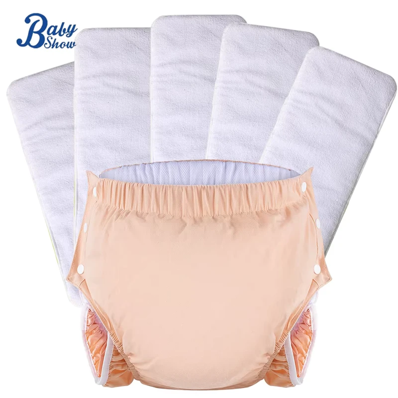 Adult-Reusable-Cloth-Diaper-Pants-3D-Leak-Prevention-Eco-Friendly-Polyester-Material-Washable-Incontinence-Underwear Adult Reusable Cloth Diaper Pants 3D Leak Prevention Eco Friendly Polyester Material Washable Incontinence Underwear