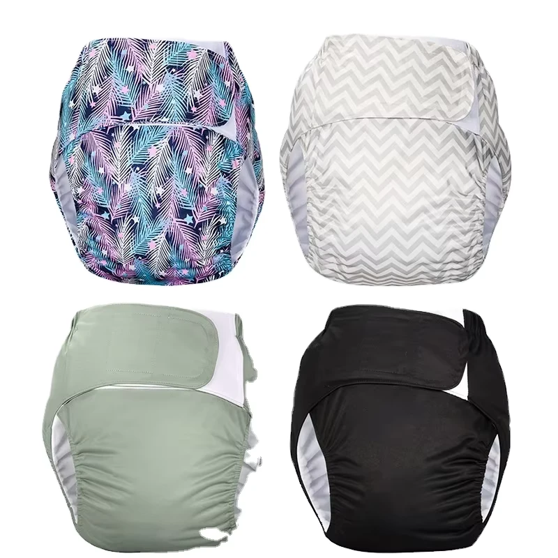 Adult-Velcro-Cloth-Diapers-Elderly-Washable-Leak-Proof-Diaper-Pants-Reusable-with-3D-Leak-Prevention Adult Velcro Cloth Diapers Elderly Washable Leak Proof Diaper Pants Reusable with 3D Leak Prevention