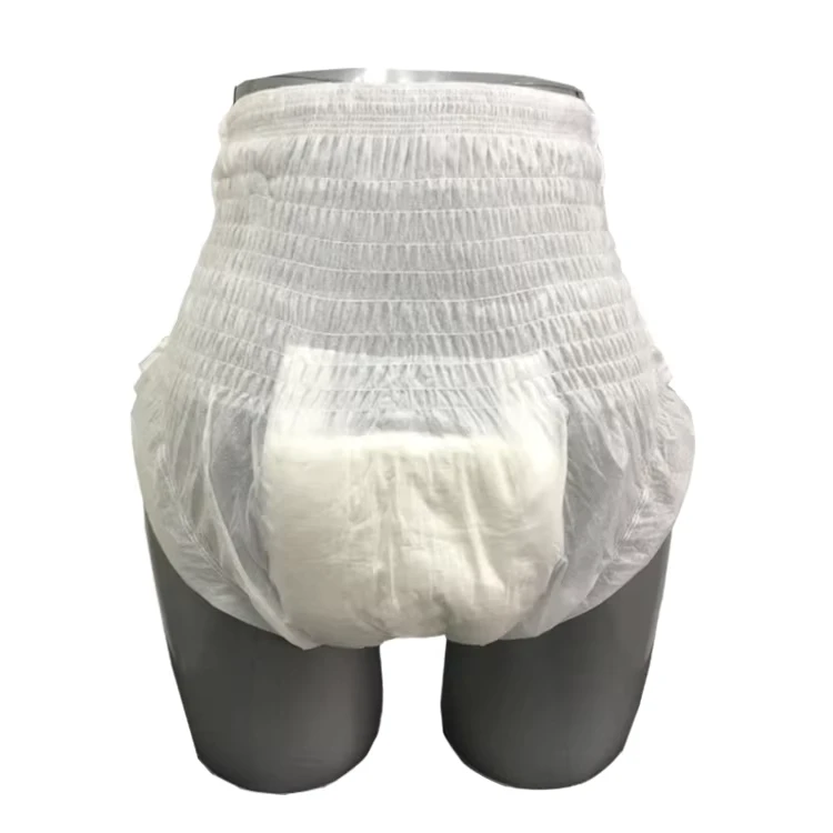 Adult-Waterproof-Pants-Disposable-Adult-Diaper-Pull-up-White-Plastic-Pants-Incontinence-Diapers-for-Men Adult Waterproof Pants Disposable Adult Diaper Pull up White Plastic Pants Incontinence Diapers for Men