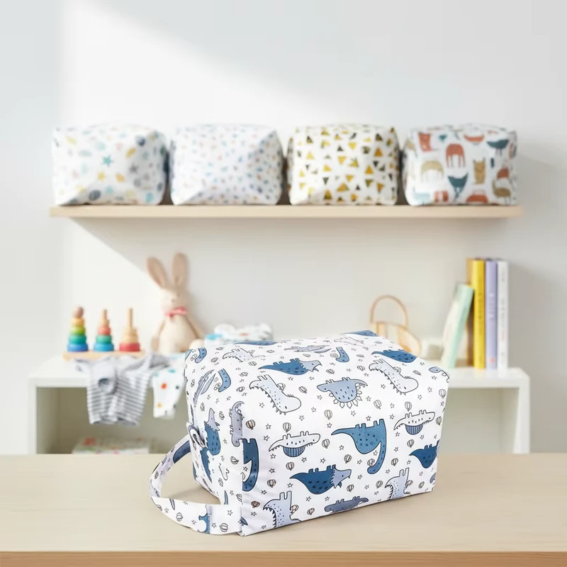 Baby-Cloth-Diaper-Bags-Waterproof-Polyester-with-Print-Pattern-Foldable-Convenient-Storage-Diapers-Pods Baby Cloth Diaper Bags Waterproof Polyester with Print Pattern Foldable Convenient Storage Diapers Pods