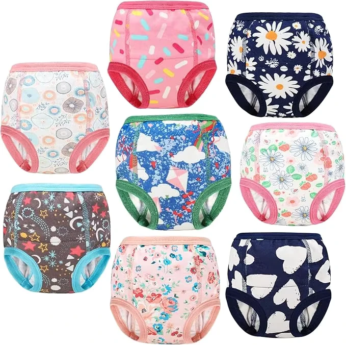 Baby-Cotton-Cloth-Diapers-Reusable-Washable-XL-Printed-Infant-Nappies-Comfortable-Fit-3D-Leak-Prevention-Soft-Breathable Baby Cotton Cloth Diapers Reusable Washable XL Printed Infant Nappies Comfortable Fit 3D Leak Prevention Soft Breathable