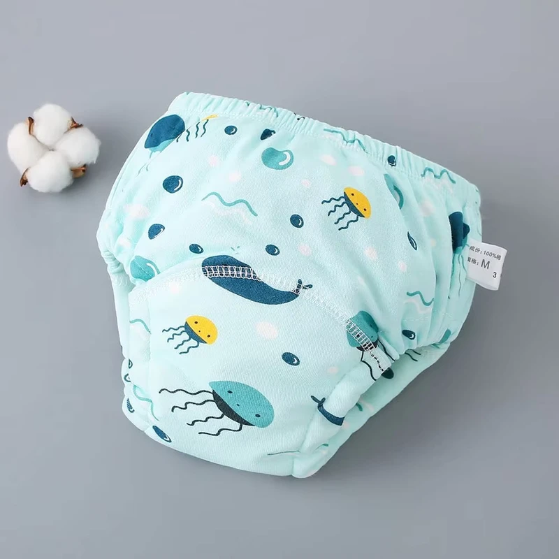 Baby-Training-Pants-Washable-Reusable-Cloth-Diaper-Toddler-Underwear-Breathable-Soft-Durable-Infant-Nappy-Comfort-Fit Baby Training Pants Washable Reusable Cloth Diaper Toddler Underwear Breathable Soft Durable Infant Nappy Comfort Fit