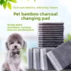 Bamboo Charcoal Deodorant Thickened Disposable Absorbent Dog Diaper Pads with Strong Water Absorption 100 Pieces 2 Bamboo Charcoal Deodorant Thickened Disposable Absorbent Dog Diaper Pads with Strong Water Absorption 100 Pieces