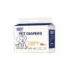 Bishurou High Quality Disposable Non woven Fabric Dog Diapers & Sanitary Pads (Color changing) 60pcs for Male & Female Dogs 1 Bishurou High Quality Disposable Non woven Fabric Dog Diapers Sanitary Pads Color changing 60pcs for Male Female Dogs