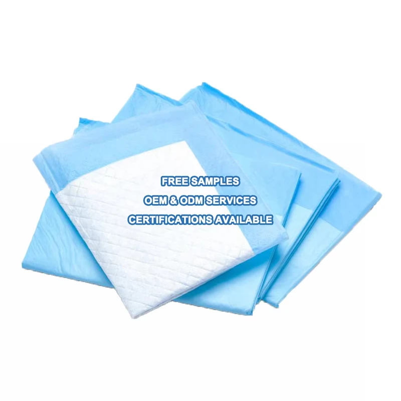 CE-Certified-Disposable-Unisex-Waterproof-Underpad-with-Leak-Guard-and-Dry-Surface-Absorption-for-Babies-Printed-Free-Sample CE Certified Disposable Unisex Waterproof Underpad with Leak Guard and Dry Surface Absorption for Babies Printed Free Sample
