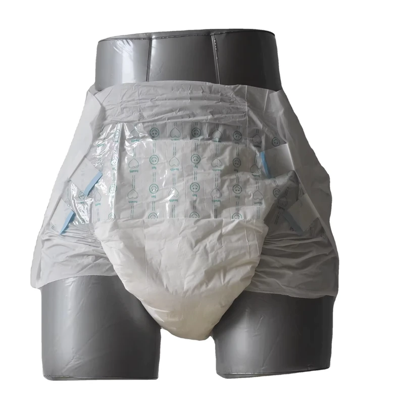 Comfortable-XL-Waterproof-Breathable-Disposable-Adult-Diapers-3D-Leak-Prevention-Dry-Surface-Absorption-Soft-Film Comfortable XL Waterproof Breathable Disposable Adult Diapers 3D Leak Prevention Dry Surface Absorption Soft Film