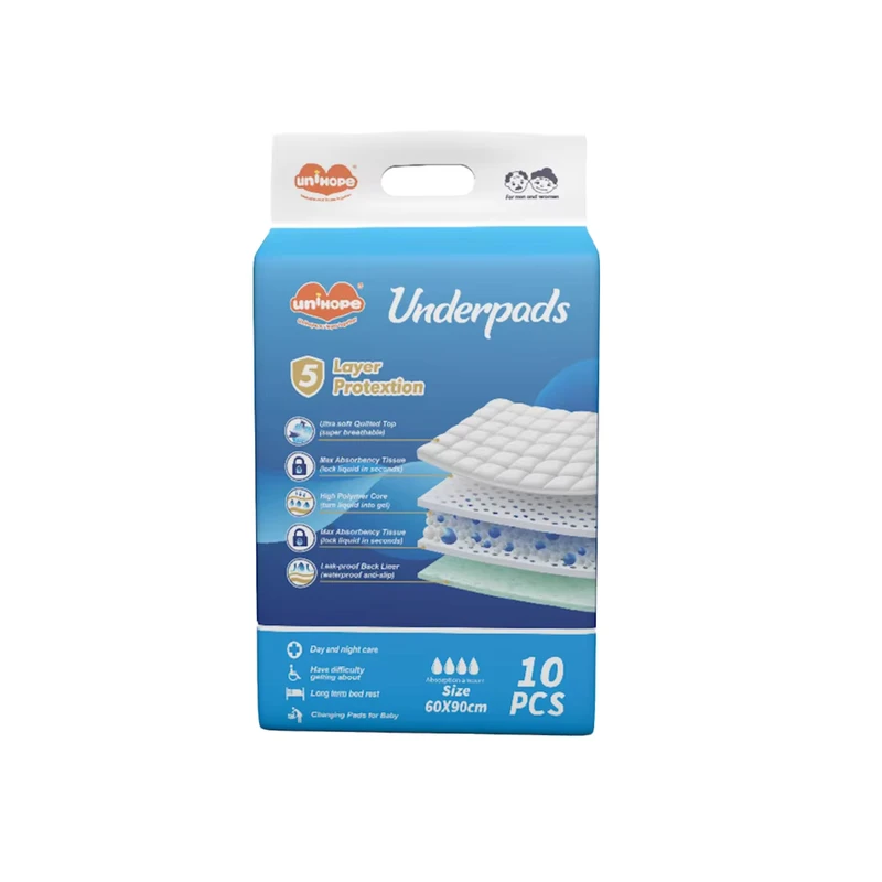 Custom-Disposable-Adult-Nursing-Underpads-3-Ply-Japan-SAP-Biodegradable-Fluff-Pulp-Absorbent-60x90cm-Hospital-Incontinence-Bed Custom Disposable Adult Nursing Underpads 3 Ply Japan SAP Biodegradable Fluff Pulp Absorbent 60x90cm Hospital Incontinence Bed