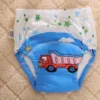 Custom Eco Cotton Baby Cloth Diaper Cartoon Print Breathable Toddler Training Pants OEM
