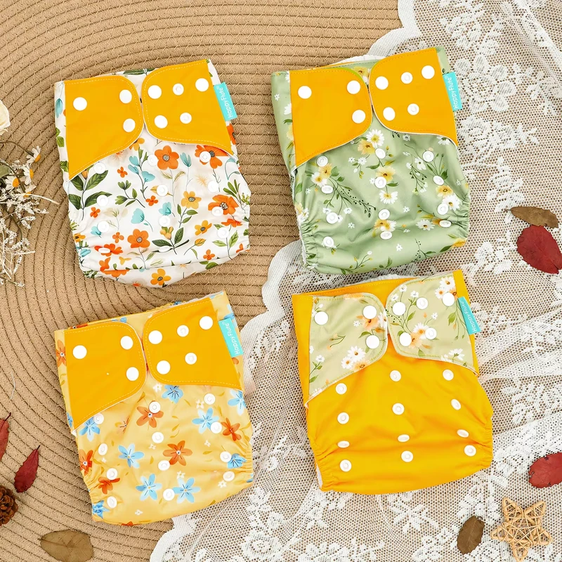 Custom-Logo-OEM-ODM-Printed-Cloth-Diapers-Nappies-Reusable-Hook-and-Loop-Adjustable-Insert-Cloth-Washable-Diapers-for-Babies Custom Logo OEM ODM Printed Cloth Diapers Nappies Reusable Hook and Loop Adjustable Insert Cloth Washable Diapers for Babies