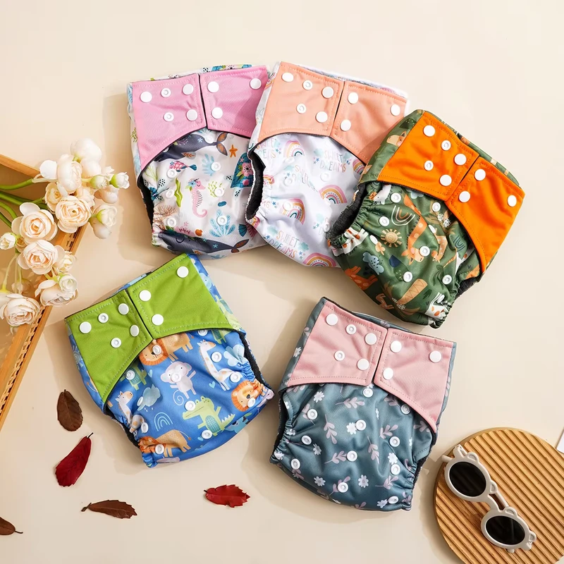 Custom-Reusable-2-Pocket-Baby-Diapers-for-Boys-Girls-Washable-One-Size-Fit-100-Polyester-Dry-Surface-Leak-Guard-Cloth-Diaper Custom Reusable 2 Pocket Baby Diapers for Boys Girls Washable One Size Fit 100 Polyester Dry Surface Leak Guard Cloth Diaper