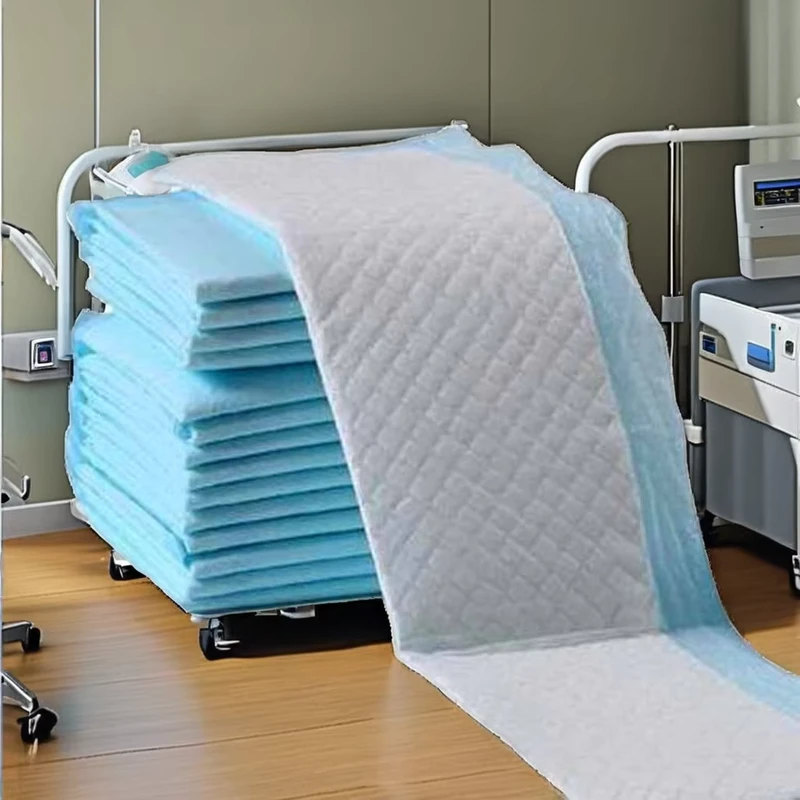 Customized-Disposable-Badsheet-Adult-Pad-Sample-Power-Factory-Nonwoven-Fluff-Pulp-OEM-Underpad Customized Disposable Badsheet Adult Pad Sample Power Factory Nonwoven Fluff Pulp OEM Underpad