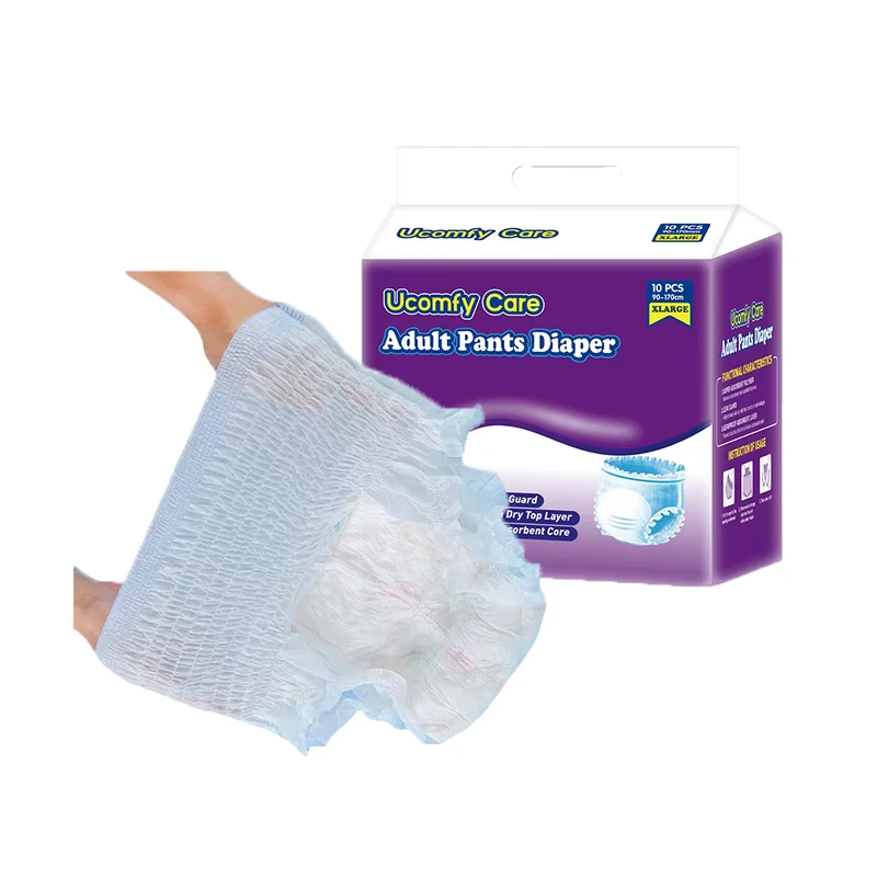 Customized-Disposable-Elderly-Incontinence-Pull-up-Adult-Diaper-Pants-in-Bulk Customized Disposable Elderly Incontinence Pull up Adult Diaper Pants in Bulk