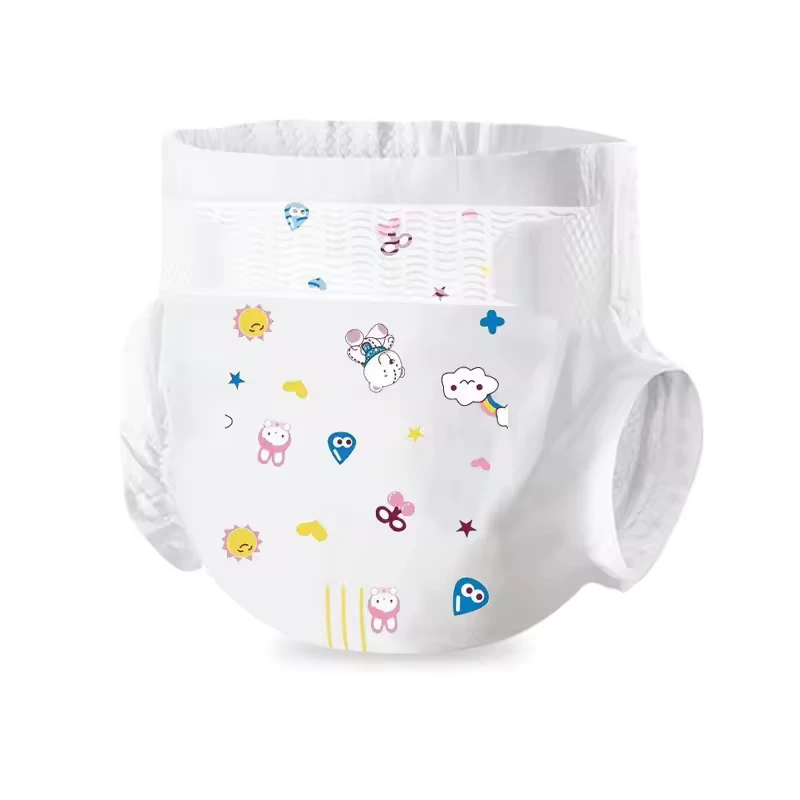Customized-OEM-Logo-Disposable-Soft-Breathable-Baby-Pull-Up-Pants-Factory-Processing-Training-Diapers Customized OEM Logo Disposable Soft Breathable Baby Pull Up Pants Factory Processing Training Diapers