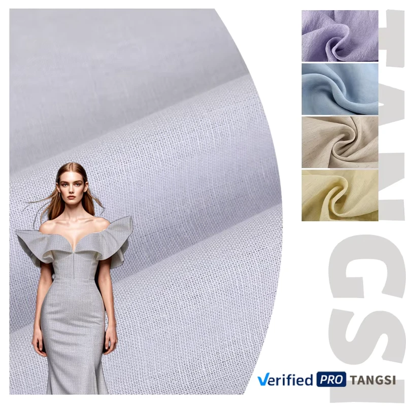 Direct-Factory-Hand-Feel-Piece-55-Linen-45-Cotton-Fabric-Soft-Dye-Woven-Organic-Fabric-for-Garments Direct Factory Hand Feel Piece 55 Linen 45 Cotton Fabric Soft Dye Woven Organic Fabric for Garments