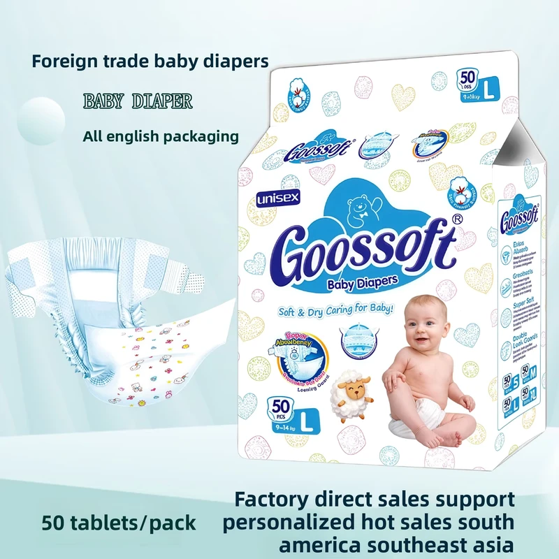 Direct-Factory-High-End-Baby-Diapers-High-Polymer-Structure-Wood-Pulp-Disposable-Nappies-for-Indonesia-Baby-Care Direct Factory High End Baby Diapers High Polymer Structure Wood Pulp Disposable Nappies for Indonesia Baby Care