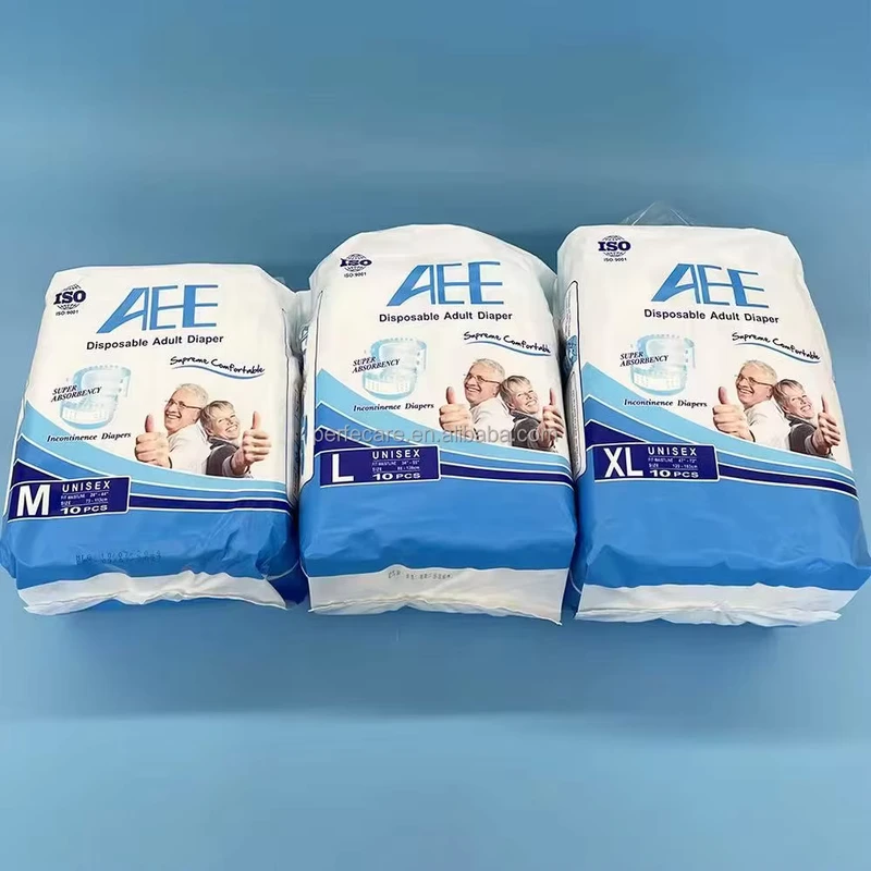 Disposable-Adjustable-Adult-Diaper-for-Old-People-and-Hospital-Care-High-Absorbent-Extra-Thick Disposable Adjustable Adult Diaper for Old People and Hospital Care High Absorbent Extra Thick