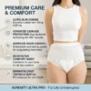 Disposable Adult Diaper with High Absorbency and 3D Leak Prevention for Men and Women