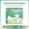 Disposable Adult Diapers Large Absorption Capacity 3D Leak Prevention Non Woven Soft Breathable All Night Comfortable