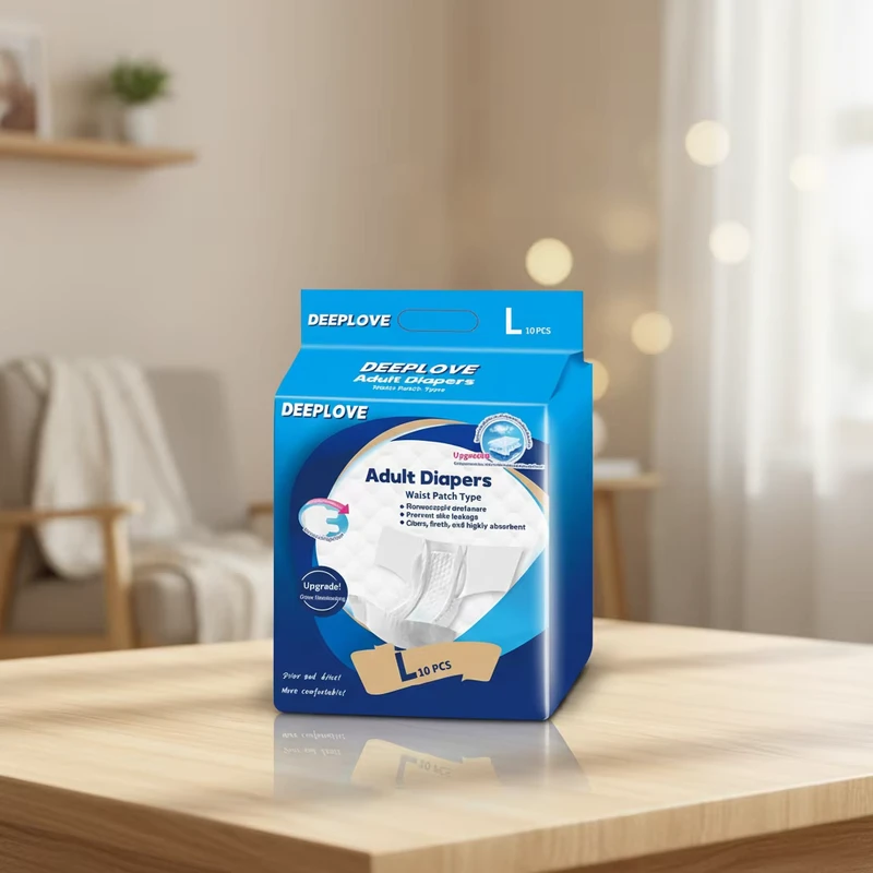 Disposable-Adult-Diapers-for-Elderly-Non-Woven-Fabric-3D-Leak-Prevention-Channel-Dry-Surface-Absorption-Size-L Disposable Adult Diapers for Elderly Non Woven Fabric 3D Leak Prevention Channel Dry Surface Absorption Size L