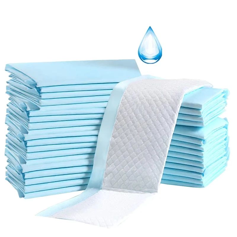 Disposable-Adult-Incontinence-Bed-Mat-Breathable-Hygienic-Underpad-Leak-Guard-Printed-Absorbent-Diapers Disposable Adult Incontinence Bed Mat Breathable Hygienic Underpad Leak Guard Printed Absorbent Diapers