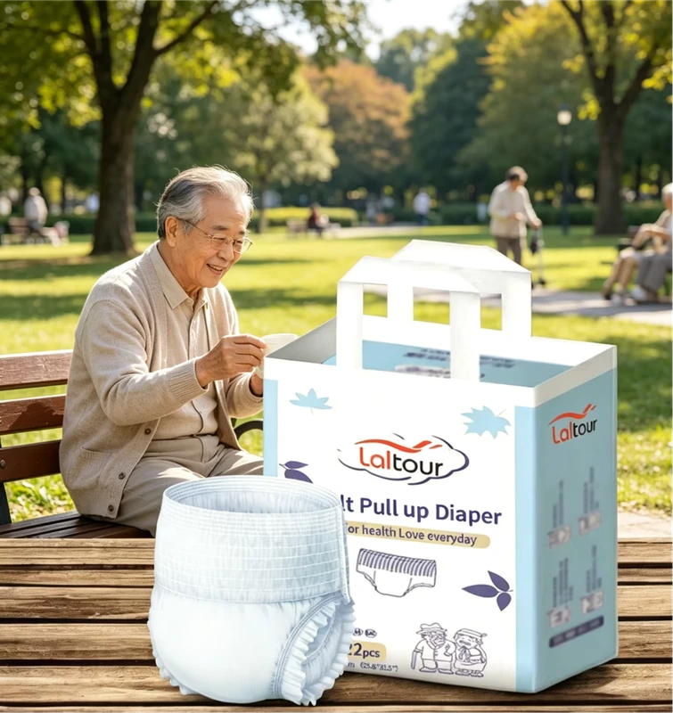 Disposable-Adult-Pull-up-Diapers-Incontinence-Pants-Breathable-Overnight-Care Disposable Adult Pull up Diapers Incontinence Pants Breathable Overnight Care