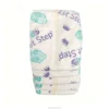 Disposable Baby Diapers Organic Breathable PE Backsheet PP Tape Leak Guard Size 2 5