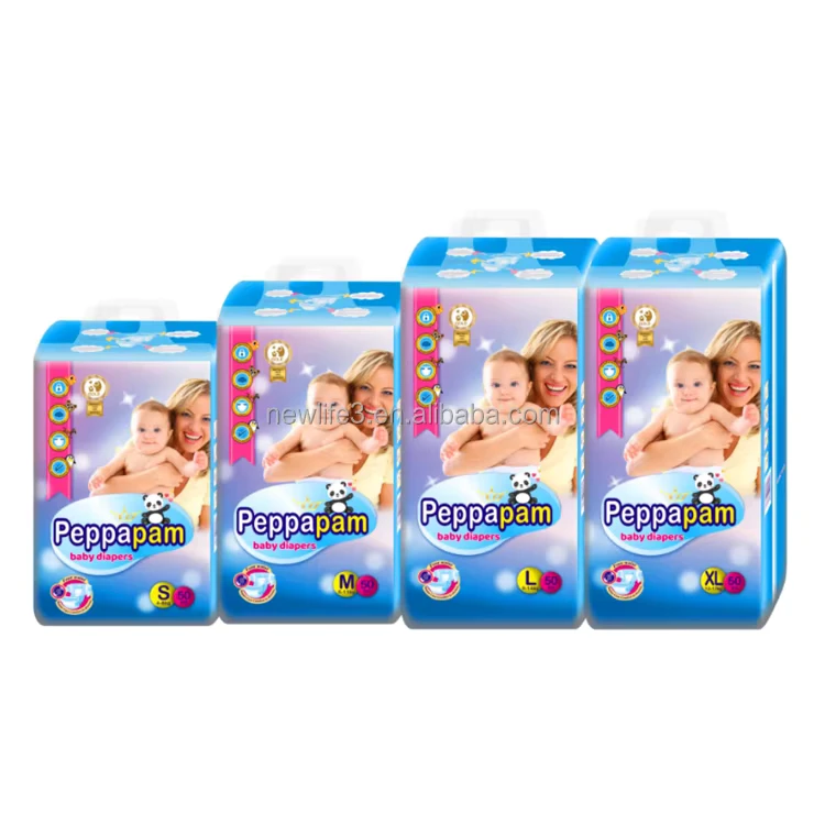 Disposable-Baby-Diapers-with-Magic-Tape-Cotton-Pampers-Nappies-Manufactured-in-Quanzhou Disposable Baby Diapers with Magic Tape Cotton Pampers Nappies Manufactured in Quanzhou