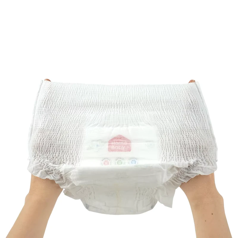 Disposable-Baby-Pull-Up-Pants-Diapers-with-Leak-Protection-SAP-Core-for-Baby-Premium-Sensitive-Skin-Diapers-Pants Disposable Baby Pull Up Pants Diapers with Leak Protection SAP Core for Baby Premium Sensitive Skin Diapers Pants