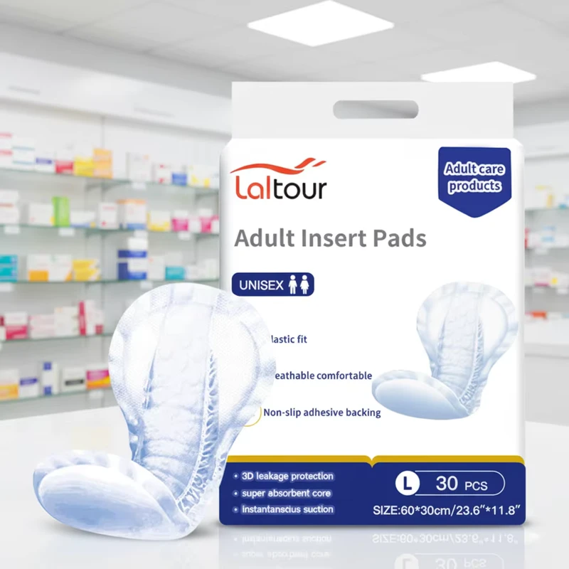 Disposable-High-Absorbency-Soft-Breathable-Leak-Guard-Incontinence-Pad-for-Adult-Diaper-Booster-Pad Disposable High Absorbency Soft Breathable Leak Guard Incontinence Pad for Adult Diaper Booster Pad