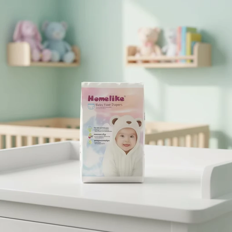 Disposable-Infant-Diaper-Pants-Q-Shape-Baby-Pull-up-Pants Disposable Infant Diaper Pants Q Shape Baby Pull up Pants