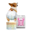 Disposable Pet Diaper Soft Female Male Dog Pet Diaper Disposable 2 Disposable Pet Diaper Soft Female Male Dog Pet Diaper Disposable 1