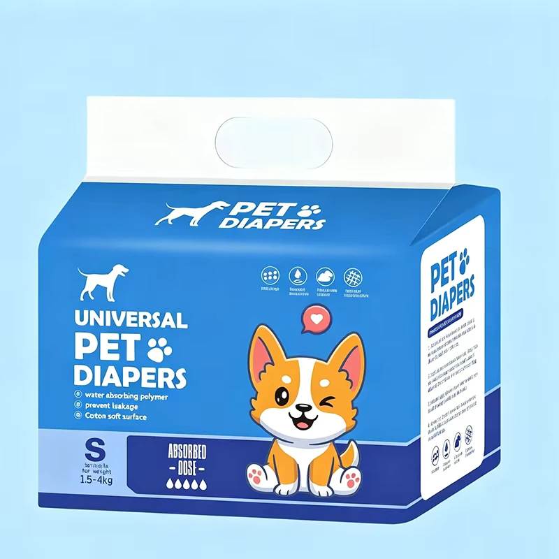 Disposable-Pet-Diapers-Super-Absorbent-Leak-Proof-Dog-Diapers-Soft-Breathable-Pet-Wraps-for-Female-Male-Dogs Disposable Pet Diapers Super Absorbent Leak Proof Dog Diapers Soft Breathable Pet Wraps for Female Male Dogs
