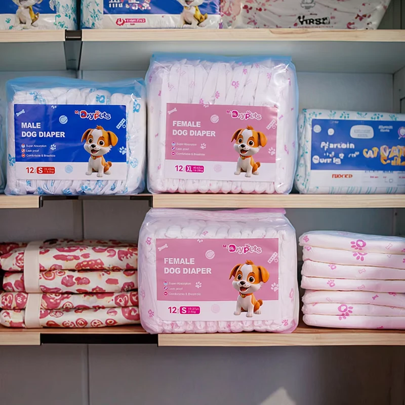 Disposable-Printed-Cotton-Female-Dog-Pet-Supply-Diapers-Small-Super-Absorbent-Soft-Breathable-Puppy-Pads-Training-3D-1 Disposable Printed Cotton Female Dog Pet Supply Diapers Small Super Absorbent Soft Breathable Puppy Pads Training 3D 1