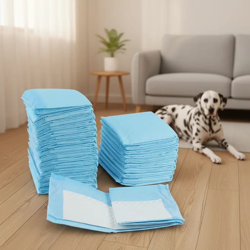 Dog-Pee-Puppy-Training-Pads-6-layer-Waterproof-Leak-Proof-Disposable-Absorbent-Wood-Puppy-Pads-Dog-Accessories Dog Pee Puppy Training Pads 6 layer Waterproof Leak Proof Disposable Absorbent Wood Puppy Pads Dog Accessories