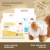 Dog Urine Indicating Instant Absorption Non woven Fabric Pet Diapers 10 12 Pcs 2 Dog Urine Indicating Instant Absorption Non woven Fabric Pet Diapers 10 12 Pcs