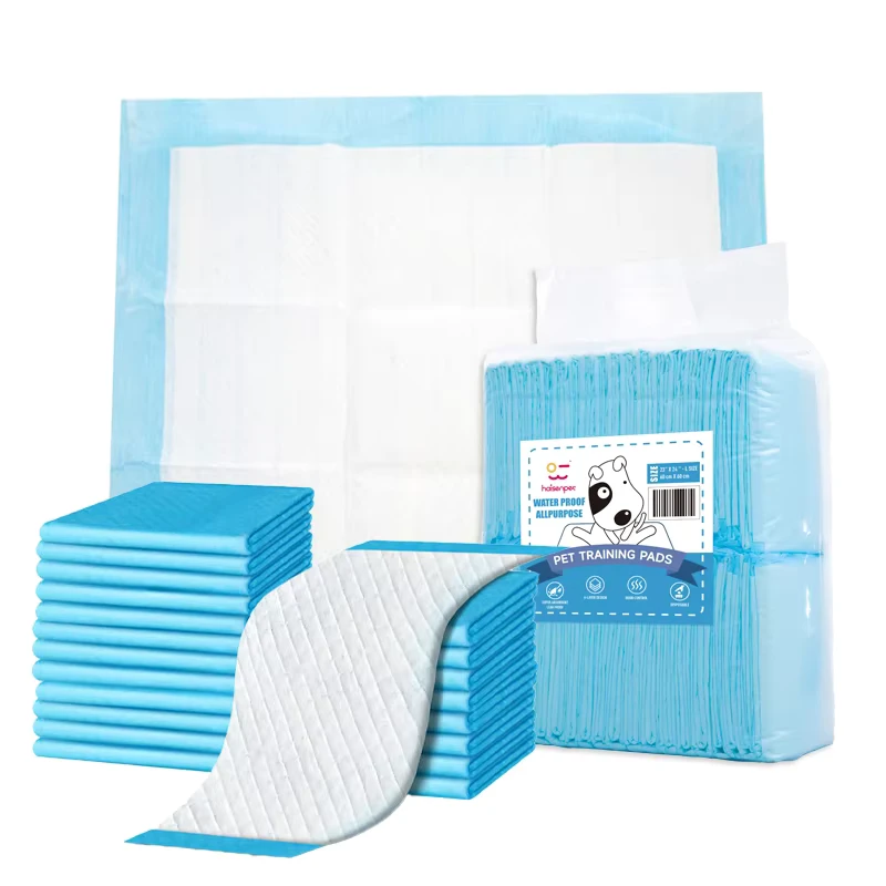 Dog-and-Puppy-Pee-Pads-with-5-Layer-Leak-Proof-Design-and-Quick-Dry-Surface-for-Potty-Training-Regular-Scented-Pet-Diaper Dog and Puppy Pee Pads with 5 Layer Leak Proof Design and Quick Dry Surface for Potty Training Regular Scented Pet Diaper