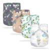 EASYMOM Reusable Cloth Diapers for Babies Soft Absorbent Washable Baby Nappies with Adjustable Snap Buttons Leak Proof Design 1 EASYMOM Reusable Cloth Diapers for Babies Soft Absorbent Washable Baby Nappies with Adjustable Snap Buttons Leak Proof Design 1