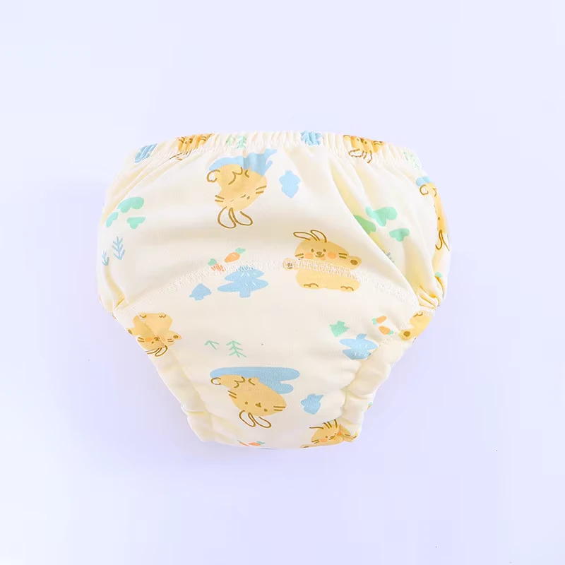 Eco-Cotton-Baby-Cloth-Diaper-Pull-up-Training-Pants-Toddler-Underwear-Breathable-Soft-Durable-Elastic-Waist-OEM-Manufacturer Eco Cotton Baby Cloth Diaper Pull up Training Pants Toddler Underwear Breathable Soft Durable Elastic Waist OEM Manufacturer