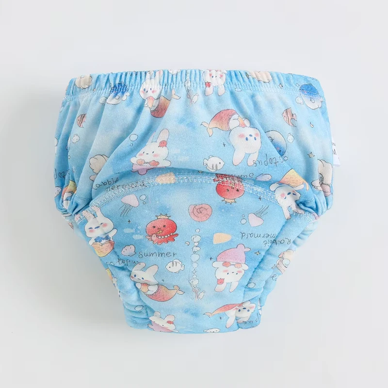 Eco-Cotton-Baby-Cloth-Diaper-Reusable-Training-Pants-Washable-Toddler-Underwear-Breathable-Soft-Potty-Training-Pants-Comfort-Fit Eco Cotton Baby Cloth Diaper Reusable Training Pants Washable Toddler Underwear Breathable Soft Potty Training Pants Comfort Fit