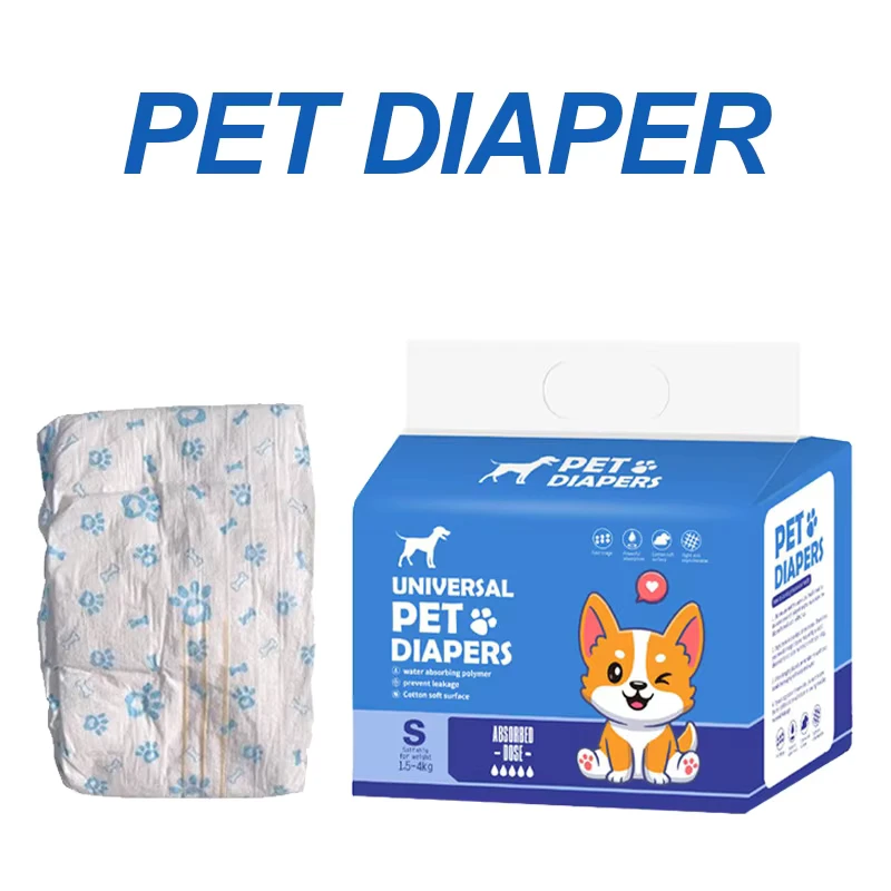 Eco-Friendly-Puppy-Diaper-Breathable-and-Waterproof-Urine-Pad-Pet-Urine-Absorbent-Dog-Diaper Eco Friendly Puppy Diaper Breathable and Waterproof Urine Pad Pet Urine Absorbent Dog Diaper