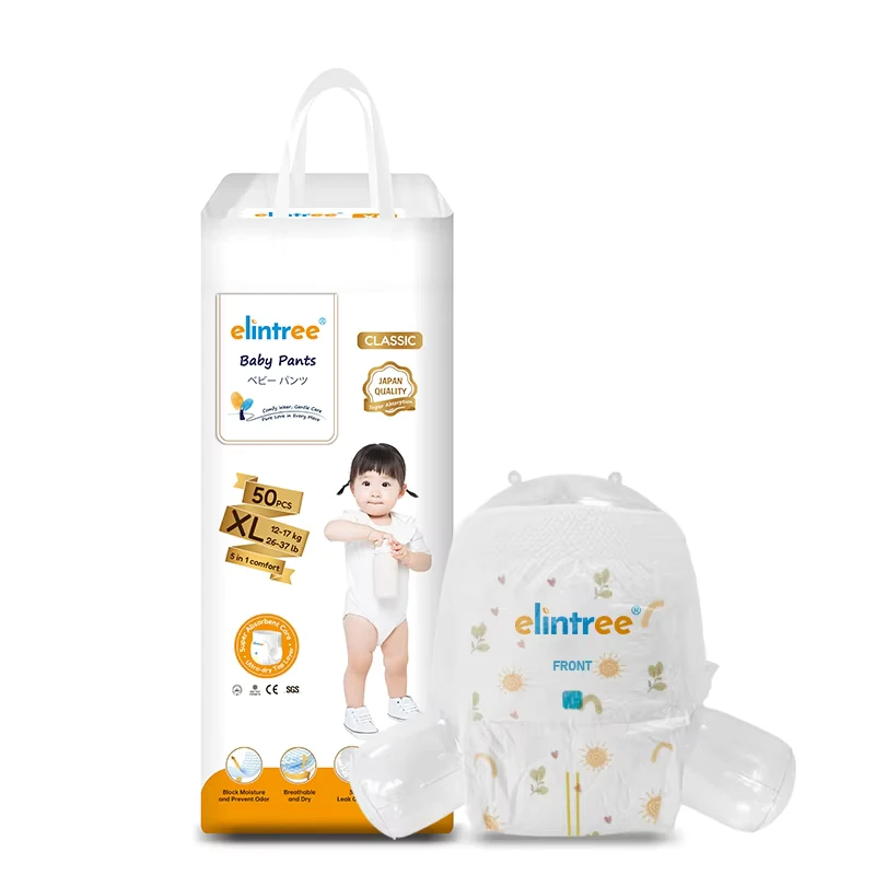 Elintree-Factory-Disposable-Premium-Japan-Quality-Soft-Bubble-Waist-Korean-Baby-Pull-up-Training-Pants-Diaper Elintree Factory Disposable Premium Japan Quality Soft Bubble Waist Korean Baby Pull up Training Pants Diaper