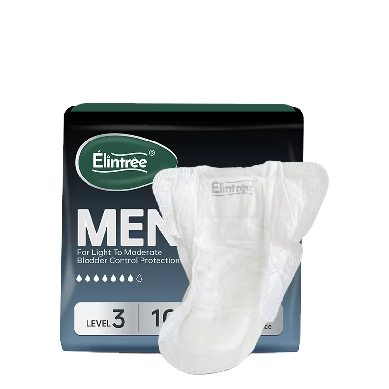 Elintree-OEM-Adult-Disposable-Incontinence-Pads-3D-Leak-Prevention-Soft-Breathable-Absorption-for-Men Elintree OEM Adult Disposable Incontinence Pads 3D Leak Prevention Soft Breathable Absorption for Men