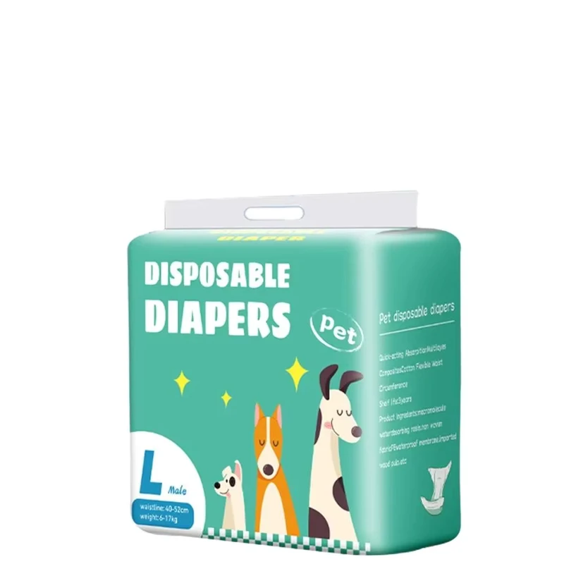 Factory-Custom-Female-Male-Dog-Diapers-Pet-Diapers-Cotton-Disposable-Dog-Diaper-OEM-10-Pcs-Bag Factory Custom Female Male Dog Diapers Pet Diapers Cotton Disposable Dog Diaper OEM 10 Pcs Bag