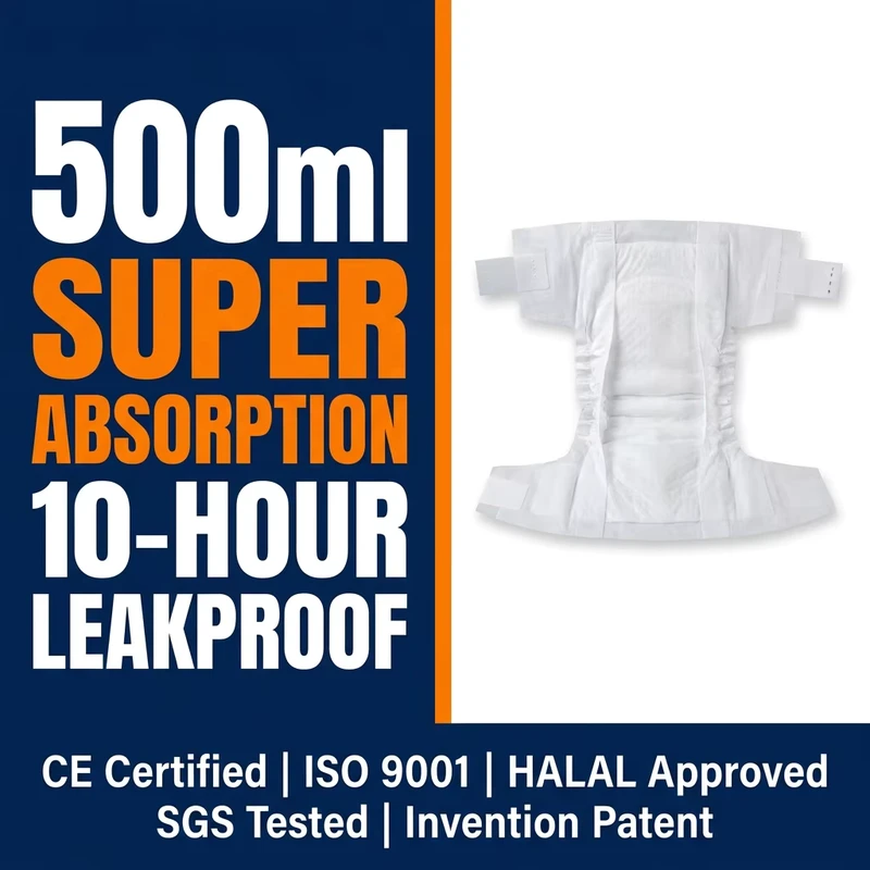 Factory-Direct-OEM-Custom-Disposable-Pet-Diapers-500ml-High-Capacity-Leak-Protection-Breathable-Design-for-Professional-Pet Factory Direct OEM Custom Disposable Pet Diapers 500ml High Capacity Leak Protection Breathable Design for Professional Pet