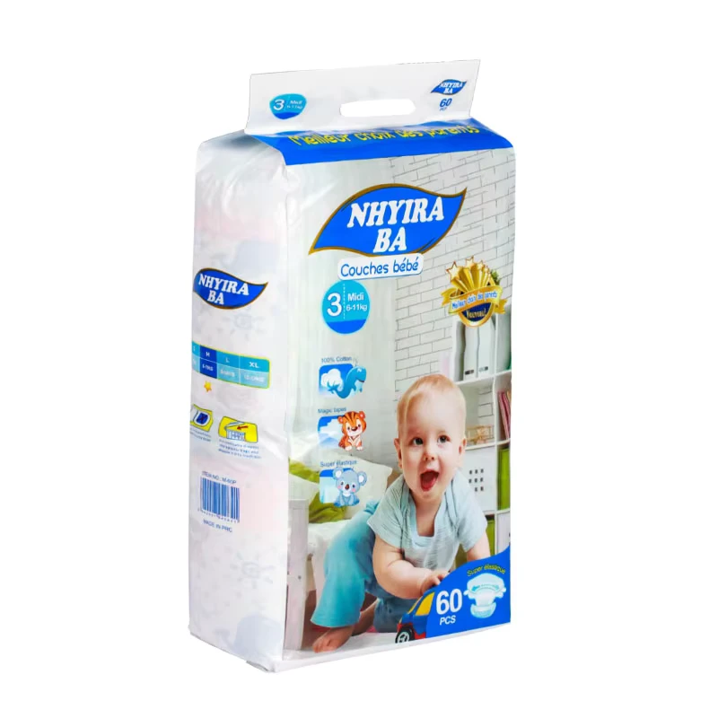 Factory-Low-Price-Free-Sample-Premium-Disposable-Baby-Diapers-Breathable-Backsheet-3-D-Leak-Prevention-ISO9001-Certified-4-Layer Factory Low Price Free Sample Premium Disposable Baby Diapers Breathable Backsheet 3 D Leak Prevention ISO9001 Certified 4 Layer